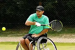 David Wagner, triple champion paralympique en double quad en 2004, 2008 et 2012.