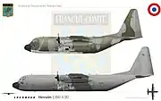 Hercules C130H & C130H30 escadron Franche Comté 2.61