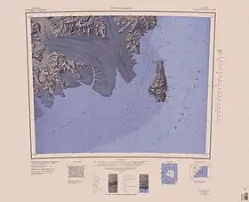Cartographie de l'île Coulman.