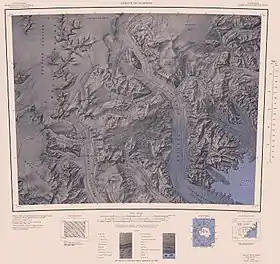 Carte du glacier.