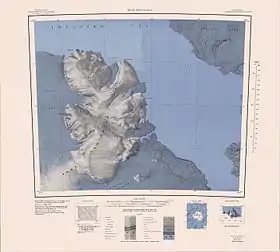 (en) Carte de la péninsule du Bear