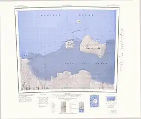 (en) Carte de l'île Shepard.