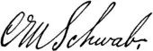 signature de Charles M. Schwab