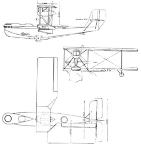 vue en plan de l’avion