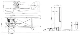 vue en plan de l’avion