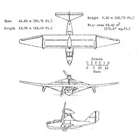 vue en plan de l’avion