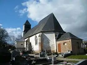 L'église Saint-Martin de Caours.