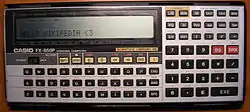 Image illustrative de l’article Casio FX-850P