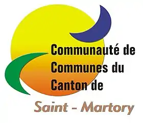 Blason de Communauté de communes du canton de Saint-Martory