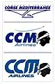 Évolutions des premiers logos de la compagnie CCM