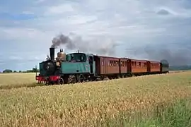 Chemin de fer touristique à voie métrique de la Baie de Somme.