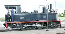 130T Cail N°2296 à voie métrique pour chemin de fer secondaire, datant de 1889