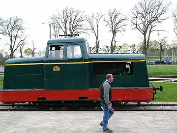 Locotracteur 532 des ateliers VFIL de Lumbres, préservé par le Chemin de fer de la baie de Somme.