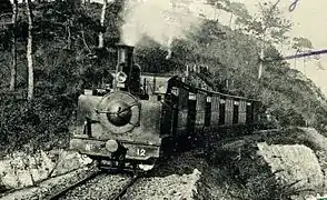 Corpet-Louvet (672-1896) no 12, du chemins de fer départementaux du Finistère.