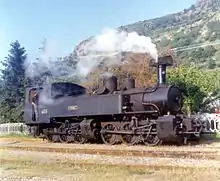 Locomotive articulée no 403 du chemin de fer du Vivarais.