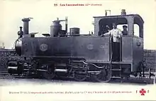 Locomotive articulée no 63 du réseau du Vivarais