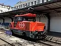 Locomotive Ee 922 024 en gare de Genève