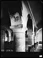 Détail des colonnes, photographie par Eugène Würgler. 1909 (Archives cantonales vaudoises).