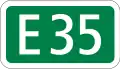 4.56 Plaque numérotée pour routes européennes