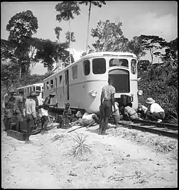 Autorail AD1 de 1934 du chemin de fer Congo-Océan.