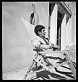 Erika Mann photographiée au Lavandou en 1933 par Annemarie Schwarzenbach