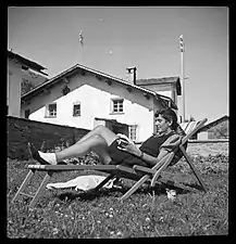 Erika Mann, 1936. Photo de Annemarie Schwarzenbach