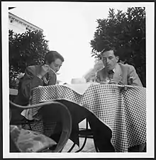 Erika et Golo Mann, 1936. Photo de Annemarie Schwarzenbach