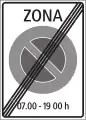 2.59.2 (i/r) Signal de fin de zone (Variante)