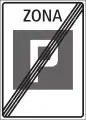 2.59.2 (i/r) Signal de fin de zone (Variante)