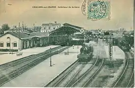 La gare vers 1900.