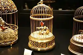 Cage à oiseau chanteur