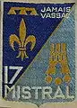 Insigne du CJF 17 (3e modèle).