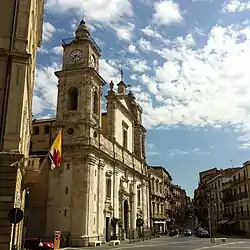 La cathédrale de Caltanissetta.