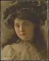 Séeberger frères, Portrait de jeune fille, c. 1909, technique mixte dit "à l'encre grasse" © Séeberger frères / Centre des monuments nationaux.