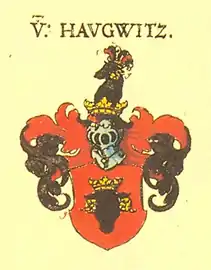 Armoiries de la famille Meissen von Haugwitz dans les armoiries de Siebmacher de 1605