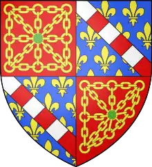 Blason de Charles II de Navarre (1332-1387)