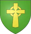 Plouigneau (29) : de sinople à la croix celte d'or.