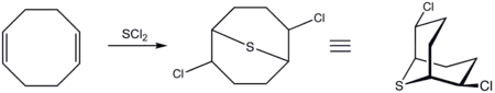 2,6-Dichloro-9-thiabicyclo[3.3.1]nonane, synthèse et and réactions