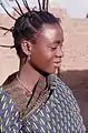 Femme samo (v.1971) en Haute-Volta au Burkina Faso.