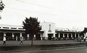 La gare dans les années 1950-1960.