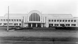 La gare de Jakarta Kota en 1938.