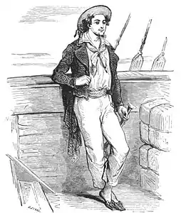 Edmond Dantès, jeune marin et second à bord du Pharaon.