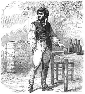 Gaspard Caderousse, tailleur d'habits et voisin de Dantès.