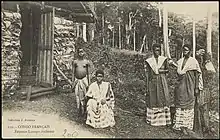 Congo français. Femmes Loango civilisées (vers 1905).