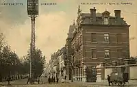 Avenue de Jette. Koekelberg. Vue de la place Eugène Simonis. Vers 1910.