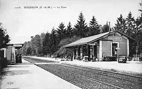Gare de Bourron, BV de 5 travées.