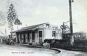 Gare de Bourron,BV de 6 travées, avant 1919.