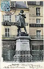 Statue de Mirabeau« Monument à Mirabeau à Montargis », sur À nos grands hommes,« Monument à Mirabeau à Montargis », sur e-monumen