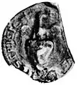 Cachet équestre et contre-cachet de Guillaume Ier avec le bouclier du lion.