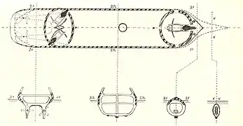 Plan du cuirassé.